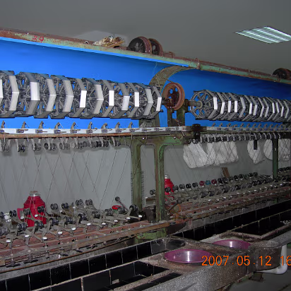 YellowMountain-056 A silk spinning machine.