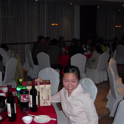 Rammy's_Wedding-004 Hanhan with all the beverages, the baiju is her favorite.