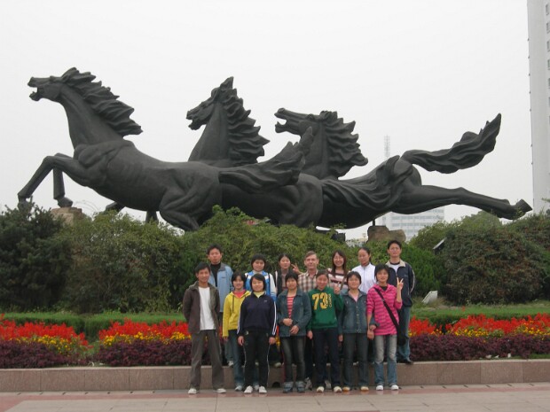 Outing to Three Horses Square A Student outing to Three Horses Square and Park in Ma'anshan. Pretty fun day, even if I did get wet!