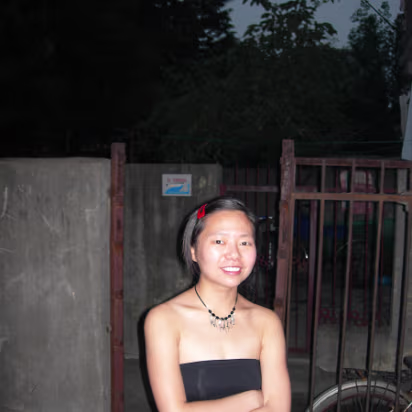 National_Day_2005-005 Hanhan now realizes it gets chilly in October!