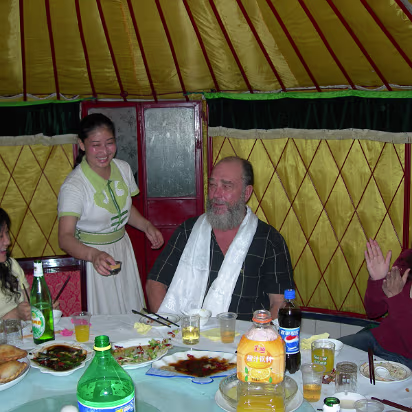 Tony's_Birthday-012 Tom got the same serenade and is wearing his hada.