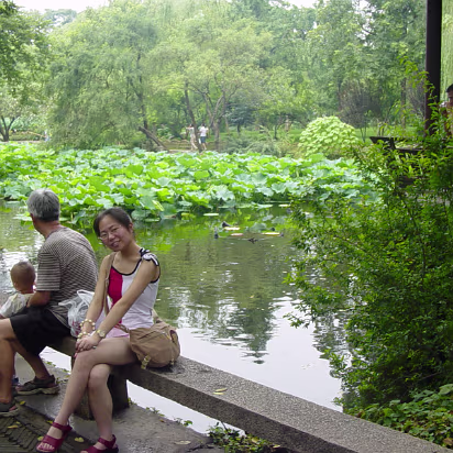 Suzhou-06 Nice pool and nice girl.