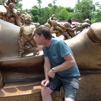 Ling-Shan-37 Its VERY small, hope Buddha answers your prayers buddy.