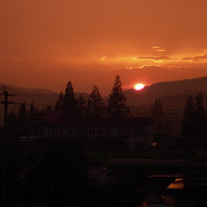Guanghua-House-13 A sunset view.