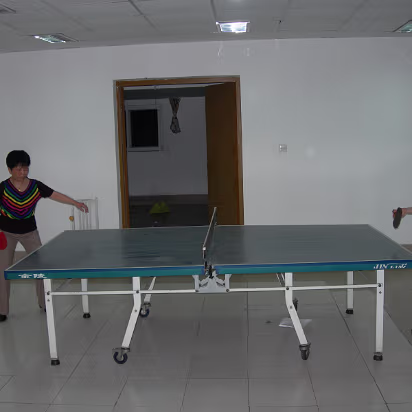 Guanghua-Lounge-08 Hanhan is getting a lesson from the ping pong master