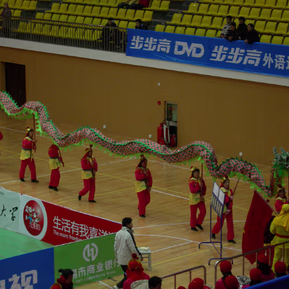 Volleyball-02 Chinese Pep Squad!