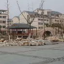 plaza This is a plaza on the west side of the campus. Dorms, shops, snack shops, etc. We come here often to hang out, have a beer, and just watch the world go by.