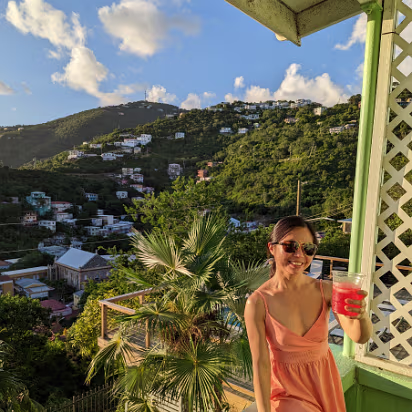 USVI-0005 The rum punch helps immensely with relaxation.