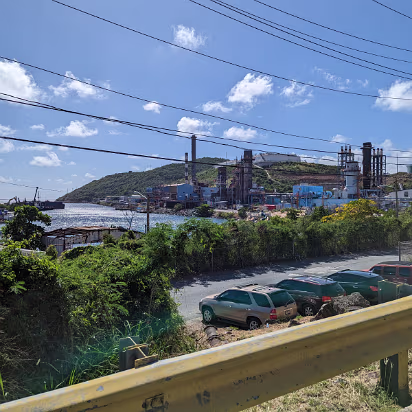USVI-0016 The lovely 190 MW oil powered generating station for St Thomas.