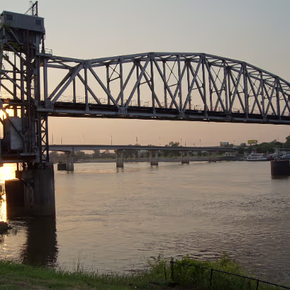 Downtown_Little_Rock-008 The bridge is open only to foot traffic now.
