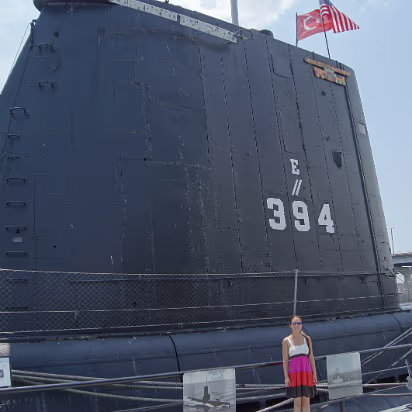 Maritime_Museum-027 Hanhan at the end of the tour.