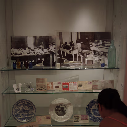 Old_State_House-005 Items from the Centennial and the Medical School.