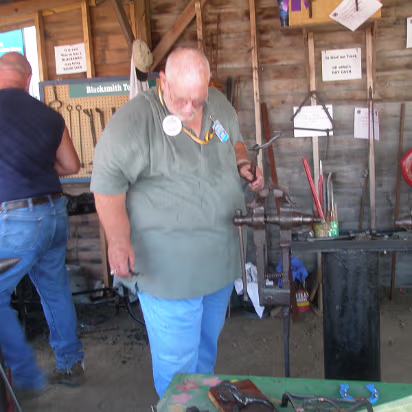 Indiana_State_Fair-019 The blacksmith shop.