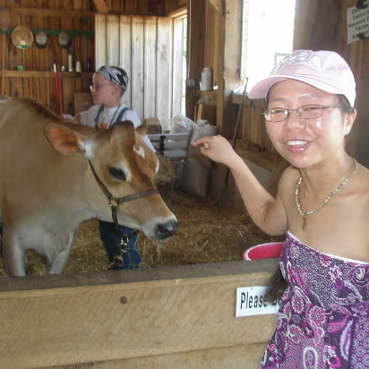 Indiana_State_Fair-022 Hanhan found the chocolate milk!