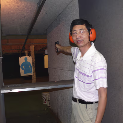 Shooting_Range-023 He used a whole box of shells in about 15 minutes.