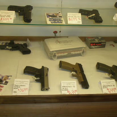 Shooting_Range-027 More pics in the gun case. Says 'This empty space brought to you by your President'.