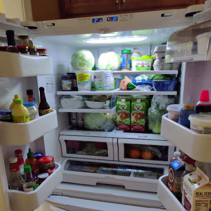 Covid-008 Packed the fridge.