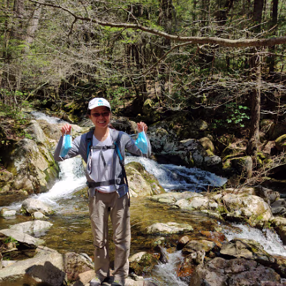 Covid-018 We carry our masks while hiking, unless others get too close.