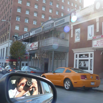 Fall_Color-011 Hanhan taking a photo.