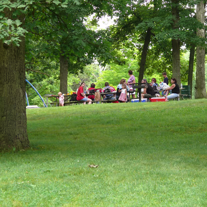 Independence_Day-051 Most of the family are enjoying a rest after the picnic lunch.