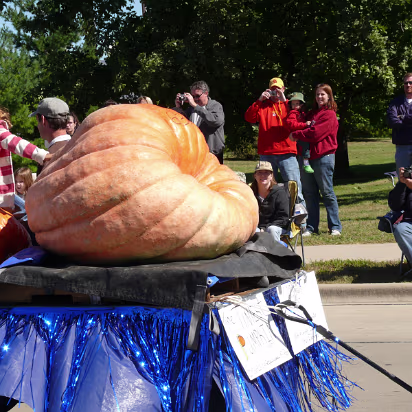 Pumpkin_Festival_2007-017 The champion pumpkin, 634 pounds (288 kg)!