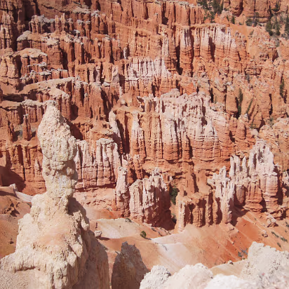 Bryce_Canyon_NP-022 One day, all this will just be sand. Look at the piles of sand, that was all sandstone, hoodoos. Gone forever.