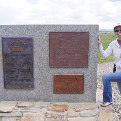 Golden_Spike_NHS-010 This plaque is for the Chinese laborers who helped build the Transcontinental Railroad.