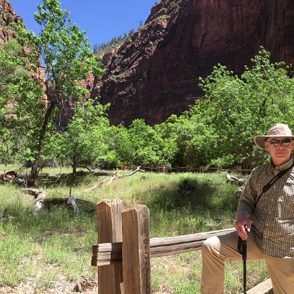 Zion_NP-008 Riverwalk that leads to the narrows.