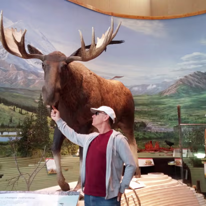 Alaska-061 Denali Visitors Center had lots of interesting displays.