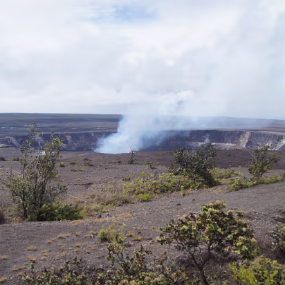 Hawaii-013 The volcano was very active when we visited.