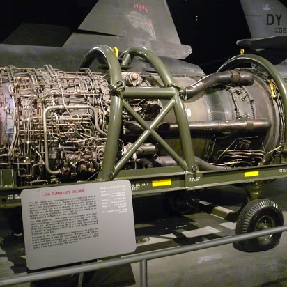 Air_Force_Museum-015 This is the SR-71 engine. Designed in the 1950s.