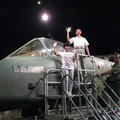 Air_Force_Museum-019 Chinese spies with their hands up after being caught.