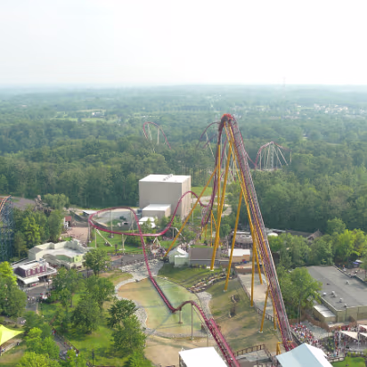 King's_Island-010 The Diamondback, tallest, fastest coaster on earth