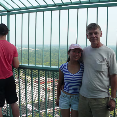 King's_Island-017 Gary overcame his fear of heights to be here