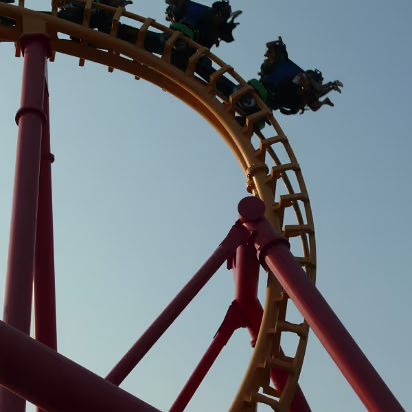 King's_Island-034 Twisted and rolled upside down at 70 MPH