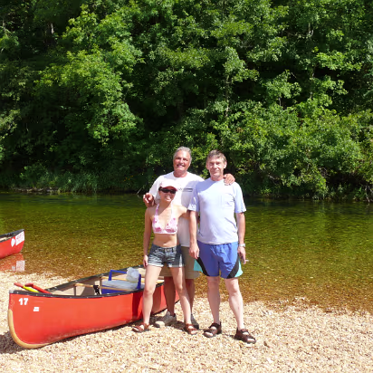 Missouri_2008-009 Hanhan, Lloyd, & Gary ready to set out on a hard journey.