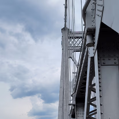 New_York_2021-016 The old supports and girders for the Mid-Hudson bridge.