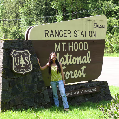 Mountain-026 Leaving the National Forest heading to the old highway.