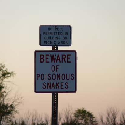 South_Dakota-044 A rest area notice we are not used to seeing.