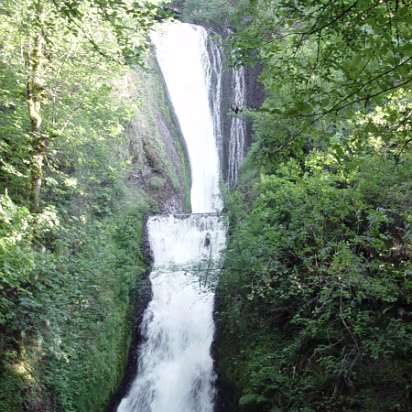 Oregon-026 This scenic road passes many waterfalls.