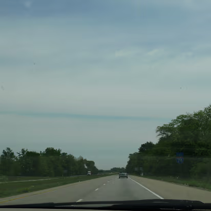 Tennessee-002 Heading East on Interstate 74 through Indiana.